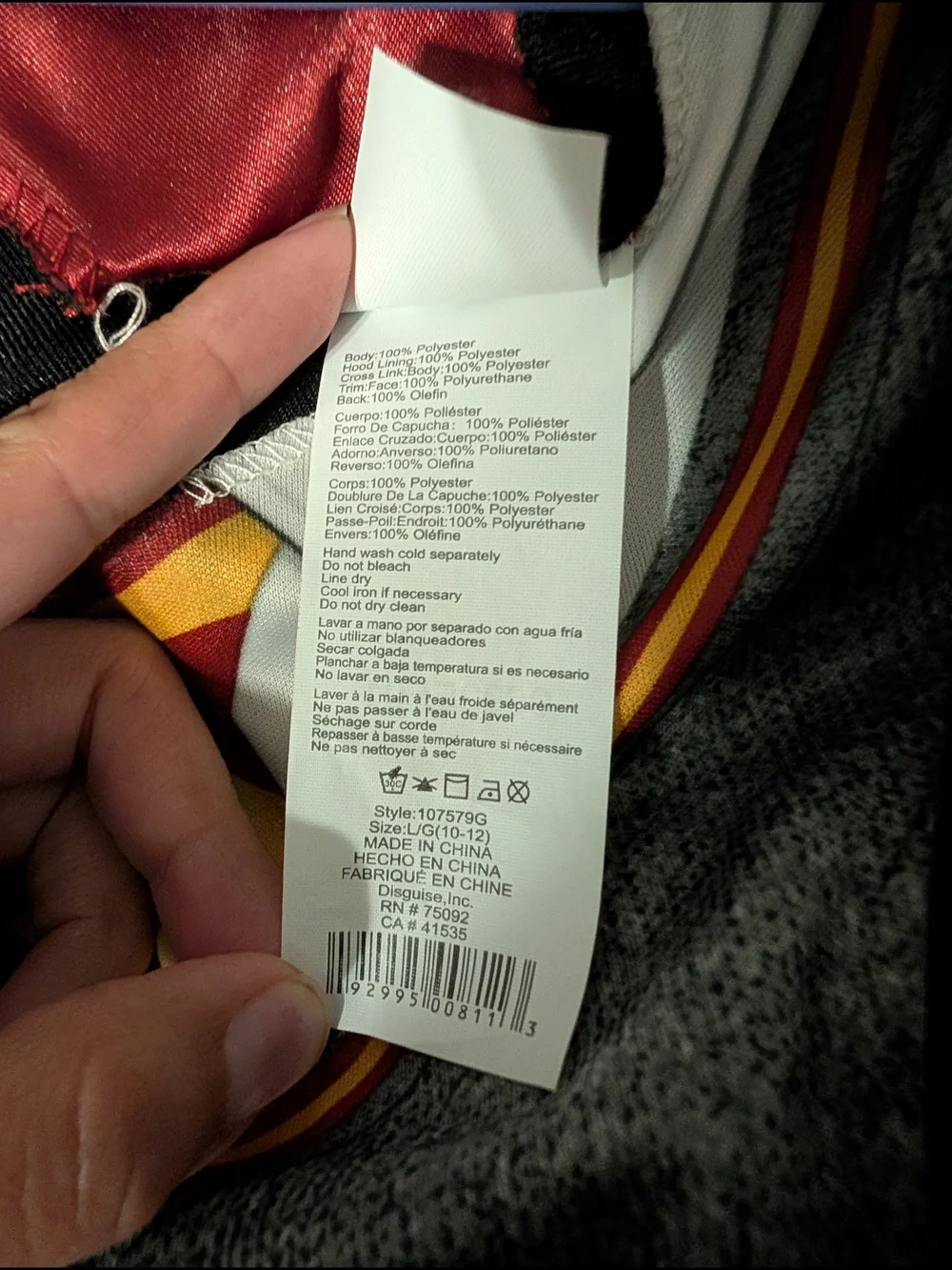 Hermoine Girls Costume L